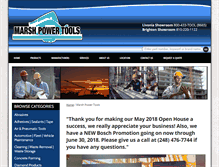 Tablet Screenshot of marshpower.com